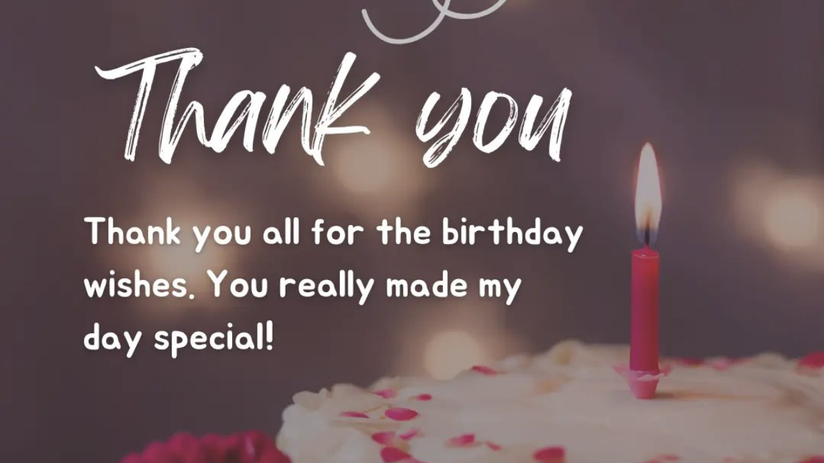 Heartfelt Thank You Messages for Birthday Wishes